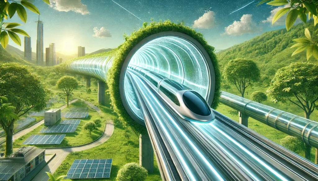 India's first Hyperloop test track by IIT Madras.